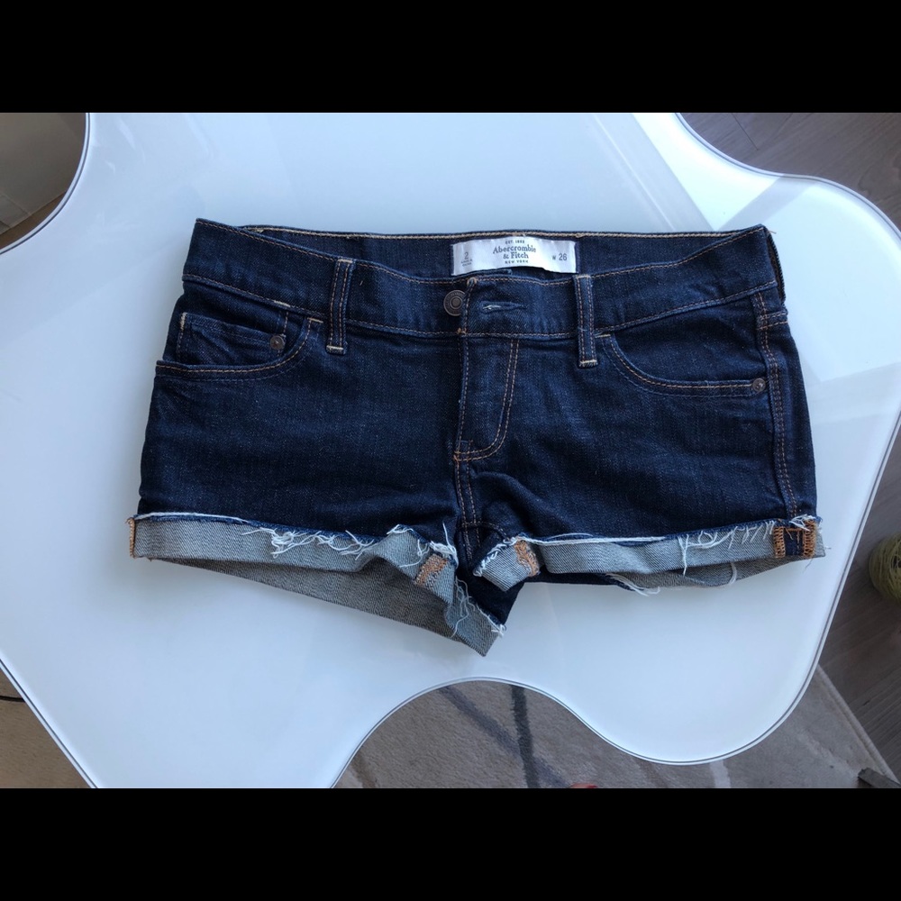 Abercrombie&fitch, jean shorts, size 2, w26